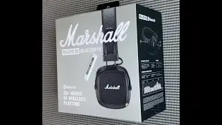 Marshall Major III Bluetooth Headphones India Unboxing