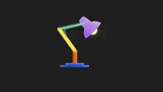 Simple lamp rig in Cavalry App