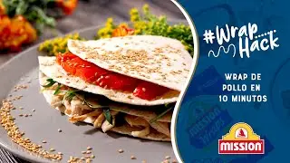 Wrap de pollo en diez minutos