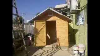 שלבי הקמת מחסן עץ