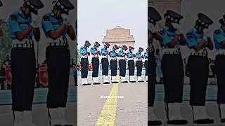 Agniveervayu Women's Drill In Wakanda Style 🥶🥵 || Indian Airforce Motivation ❤️‍🔥💫 || #airforce#army