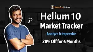 Helium 10 Market Tracker | Get 20% Off for 6 Months | In depth Review #helium10