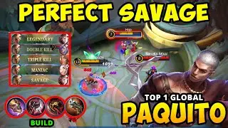 SAVAGE Gameplay Bar Bar Item Build Terbaru 2022 Paquito Top 1 Global Mobile Legends