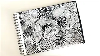 Zentangle patterns || Zentangle art || Zentangle || Doodle art || Zendoodle