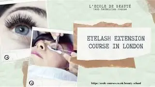 Eyelash extension course in London
