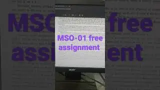 IGNOU MA free assignments Pdf 