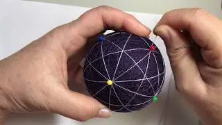 Temari Ball.Разметка Т-10 .