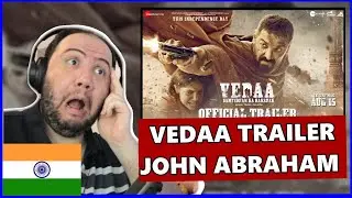 Vedaa Official Trailer Reaction - Hindi | John A | Sharvari | Abhishek B | Nikkhil | Producer Reacts