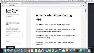 React Native Video Calling App Demo – Part 7