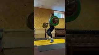 Толчок 128 #тяжелаяатлетика #штанга #weightlifting #crossfit #shorts