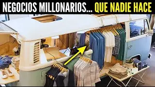 20 NEGOCIOS SIMPLES POCO CONOCIDOS Y QUE PUEDEN HACERTE MILLONARIO