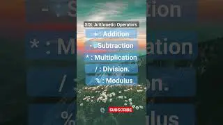 SQL Arithmetic Operators 
