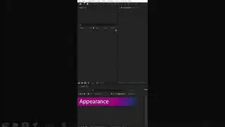 AE Quick Tip. BG Appearance Colour 
