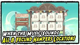 When the Music Sounds | All 8 Fecund Hampers Treasure Location | Genshin Impact