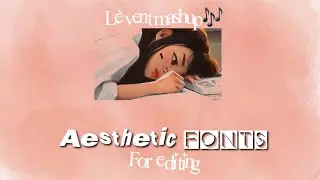 Aesthetic fonts ♥︎☆handwriting♥︎☆