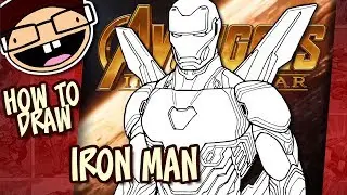 How to Draw IRON MAN (Avengers: Infinity War) | Narrated Easy Step-by-Step Tutorial
