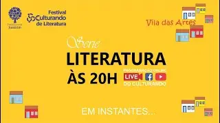 Literatura às 20h | Live 1 de 5: Os bastidores de um prêmio literário