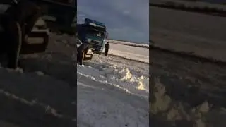 Перекрытие трассы в Ставропольском крае 9.12.2016