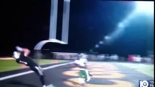 Andrew Taylor (#11) - Clip from local news - TD catch vs. Franklin - 10-7-2016