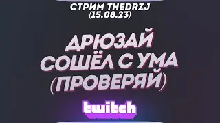 Стрим TheDRZJ (15.08.2023) - ДРЮЗАЙ СОШЁЛ С УМА (проверяй)
