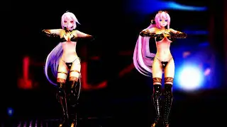 【Ray-MMD】 ブラックビキニで『Love Me If You Can』【ハク＆ルカ】 4k