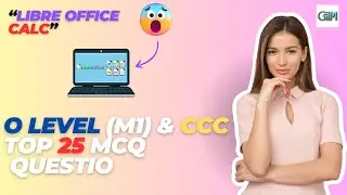 Top 25 LibreOffice calc MCQ with answers 