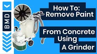 Learn How to Remove Paint From Concrete Using a Grinder