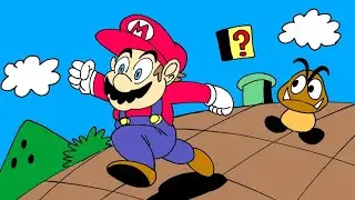 relembrando o primeiro SUPER MARIO BROS
