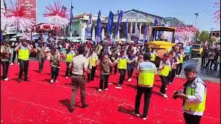 penampilan Denpoo taro di HUT RI karnaval 2024
