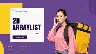 2D ARRAYLIST | Technical Round Interview Question | learnwithVishnu 
