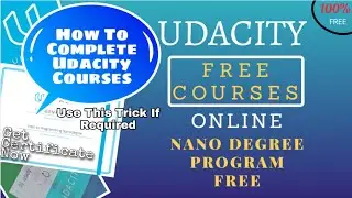How To Complete Udacity Nanodegree In Subscription Time Period | Complete Udacity Courses fast