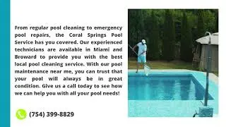 Coral Springs Pool Service