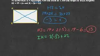 Properties of Rectangles, Rhombuses, and Squares