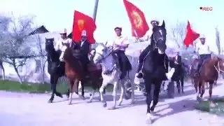 Очень оригинальная свадьба, Кыргызстан, город Кербен