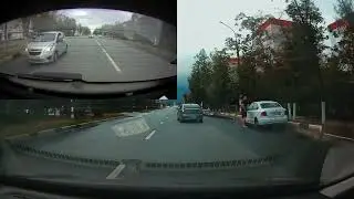 Начинающая движение автоледи имела наглость посигналить нам при своем маневре 🤨