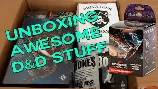 UNBOXING AWESOME D&D STUFF!!!