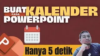 MEMBUAT KALENDER SECARA OTOMATIS DI POWERPOINT 2022 | HANYA 5 DETIK