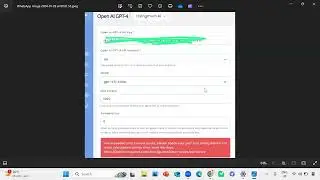 What to do if you receive an error message when you put in your API key on OmniConvo AI