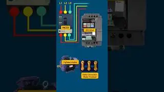 vfd connection with 3 phase motor| Vfd Drive power wiring | 3 phase motor with VFD connection | 