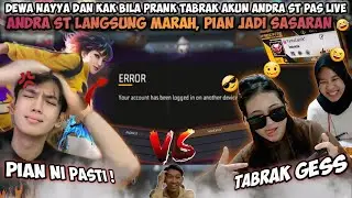 PRANK CRASHED ANDRA ST'S ACCOUNT WHILE LIVE😱 ANDRA WAS ANGRY AND HAD A LAUGHING REACTION, PIAN WA...