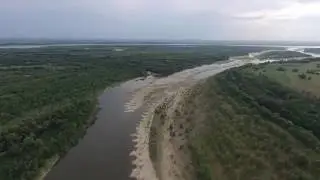 Ахтуба. Парашкина протока . Полёт квадрокоптера. ( часть 1)