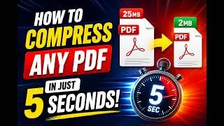 How To Compress Any PDF in Just 5 Seconds!