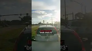 Truck Driver Loses it and slams Annoying Break Checker 😆