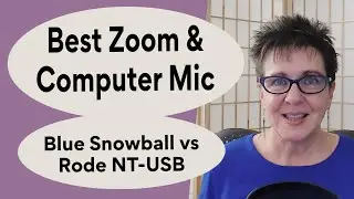 Best microphone for Zoom & Computer | Blue Snowball vs Rode NT USB vs Logitech C922 Webcam