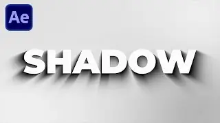 Easy Shadow Text in After Effects | After Effects Tutorial Deutsch