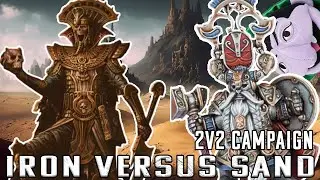 🔴IRON VERSUS SAND - 2v2 Campaign Settra and Drazhoath vs. Belegar and Noctilus