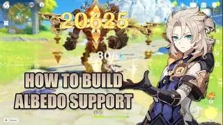 C0 Albedo Support Build! F2P Guide Weapon, Artifact, Talent and Stats | Genshin Impact