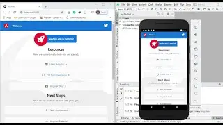 Convert Web App (Angular 8 ) to APk by capacitor/cli