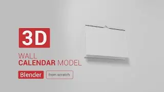 Wall Calender 3D modeling in Blender2.9 || Blender 3d modeling tutorials