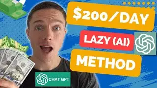 LAZY AI Side Hustle To Make $200/Day in Passive Income (Work From Home in 2024)